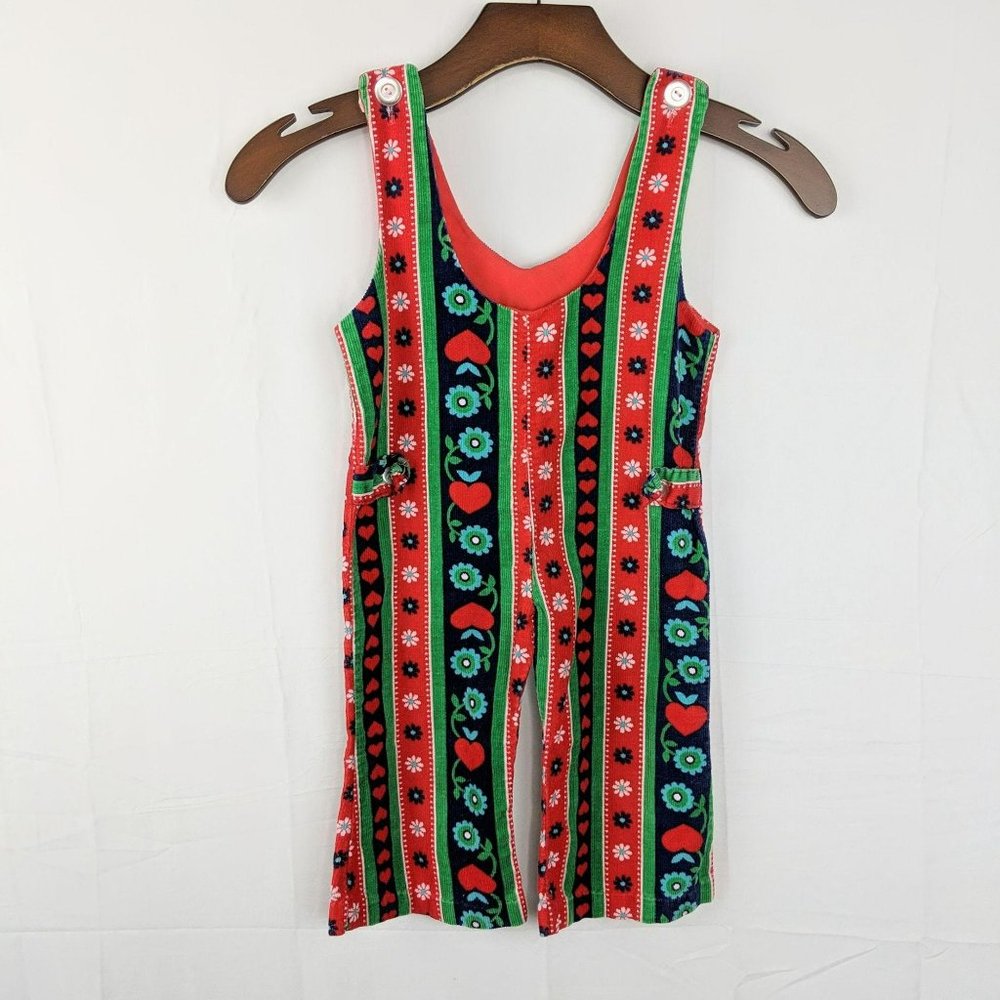 Vintage Homemade Corduroy Overalls